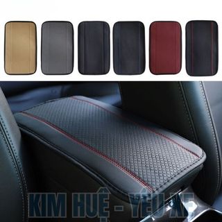 Đệm Tỳ Tay Ô Tô Xe Hơi Cao Su Non Nguyên Khối Bọc Da cao cấp - giúp chống mỏi và thư giãn lái xe đường dài