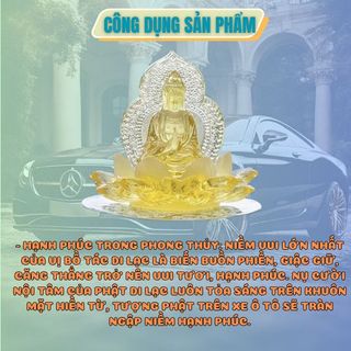 ( 18 mẫu ) Phật Di Lặc Lưu Ly Phong Thủy, Tượng Quan Âm lưu ly trang trí taplo xe hơi - Kim Huệ Yêu Xe