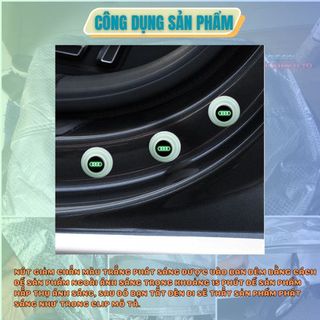 Nút Cao Su Giảm Chấn Giảm Lực Đóng Cửa Ô Tô Phát Quang Ban Đêm- Chống Sốc Bảo Vệ Cánh Cửa Xe Ô Tô (Loại 1)