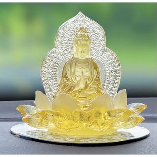 ( 18 mẫu ) Phật Di Lặc Lưu Ly Phong Thủy, Tượng Quan Âm lưu ly trang trí taplo xe hơi - Kim Huệ Yêu Xe