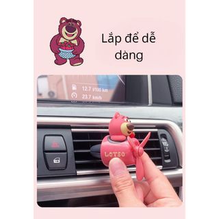 Sáp thơm nước hoa ô tô mô hình hoạt hình,gấu,doremon...kẹp cửa gió điều hòa trang trí nội thất xe hơi- Kim Huệ Yêu Xe