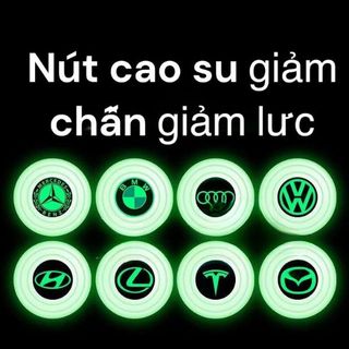 Nút Cao Su Giảm Chấn Giảm Lực Đóng Cửa Ô Tô Phát Quang Ban Đêm- Chống Sốc Bảo Vệ Cánh Cửa Xe Ô Tô (Loại 1)
