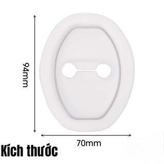 Combo 4 Miếng Đệm Chống Sốc Cho Cửa Khoá ô Tô Chống Han Rỉ Hiệu Quả Chất Liệu Silicon Kim Huệ Yêu Xe
