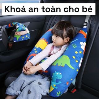 Gối Ôm, Gối Tựa Đầu Khi Ngủ Cho Bé Trên Ô Tô Thiết Kế Họa Tiết Xinh Xắn,Gối Đỡ Cho Mẹ Và Bé Trên Ô Tô- Kim Huệ Yêu Xe