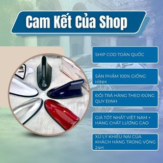 12 màu - Ăng ten vây cá mập hàng cao cấp loại 1 có gioăng cao su chính hãng hybrid - chuẩn màu đỏ đô- Kim Huệ Yêu Xe