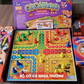 Cờ cá ngựa đại chiến-Foxi-Boardgame-mới lạ-độc đáo-chơi phiêu lưu-quà tặng cho bé-kết nối gia đình