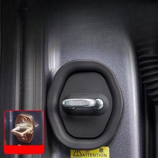 [2 Màu] 1 Miếng Đệm Silicon Bảo Vệ Chốt Khoá Cửa Chống Sốc Tránh Làm Hỏng Cửa Xe Hiệu Quả