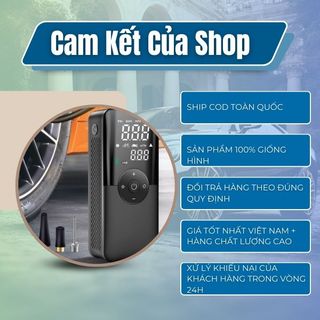 Bơm lốp Ô Tô CARSUN Mini Sạc Pin Điện Tử Tự Ngắt Không Dây - Máy Bơm Hơi Đa Năng Kèm Sạc Tiện Dụng Kim Huệ - Yêu Xe