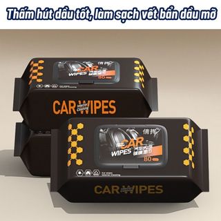 Khăn Ướt Lau Nội Thất Ô Tô Làm Sạch & Bảo Vệ, Bảo Dưỡng Và Làm Bóng Nội Thất Ô Tô, Vệ Sinh Đồ Da, Giày,Túi Túi, Áo Da