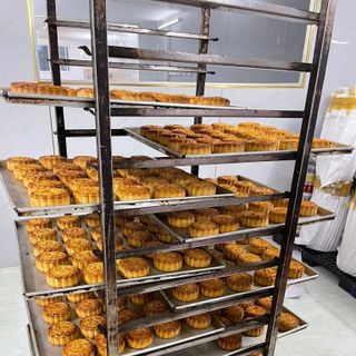 Bánh trung thu đậu xanh nướng 1 trứng Kim Ngân Đồng Khánh
