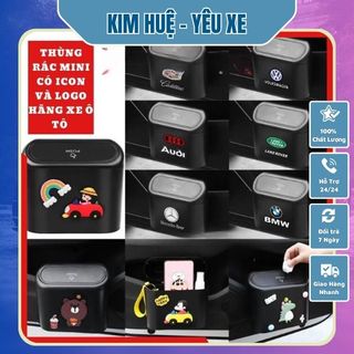 Thùng rác mini có 19 hãng xe ô tô - đa năng tiện ích Kim Huệ - Yêu Xe giá sỉ
