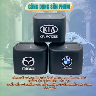 Thùng rác mini có 19 hãng xe ô tô - đa năng tiện ích Kim Huệ - Yêu Xe