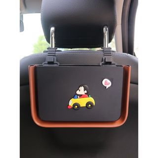 Khay Đựng Đồ Sau Ghế Ô Tô Thông Minh Kiêm Thùng Rác Mini Gấp Gọn Tiện Lợi Thiết Kế Bắt Mắt Độc Đáo - Kim Huệ Yêu Xe