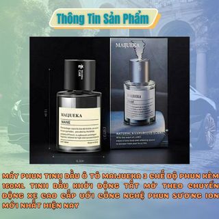 [Có sẵn] Máy Khuếch Tán Tinh Dầu Tự Động Tích Điện MAIJUEKA Ô TÔ Chứa 160ML Tinh Dầu Với 3 Chế Độ Phun Tắt Mở Cảm Ứng