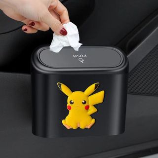 Thùng Đựng Rác Xe Hơi - Thùng Rác Mini Để Trên Ô Tô - Thùng Rác Ô Tô Có Logo Xe - Chất Liệu Nhựa ABS Kim Huệ - Yêu Xe