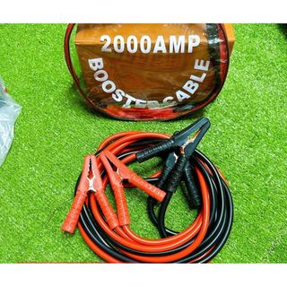 Bộ 2 dây câu bình ắc quy xe ô tô - dài 4m mỗi dây - chịu tải 2000AMP- Kích Điện Acquy Cứu Hộ Ô Tô- Kim Huệ Yêu Xe