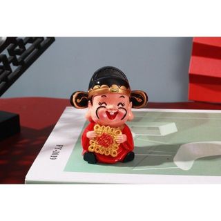 Bộ 5 Ông Tượng Thần Tài ( Phúc - Lộc - Thọ - Tài - Hỷ )-Trang Trí Ô TÔ Nhà Cửa-Mang Lại May Mắn