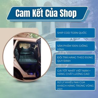 Đệm Hơi ô tô Mộc Lan dành cho xe 4-7 Chỗ Tặng Kèm Bơm Điện Và 2 Gối Cao Cấp -Sang Trọng,Phù Hợp Với Trẻ Nhỏ Và Người Lớn