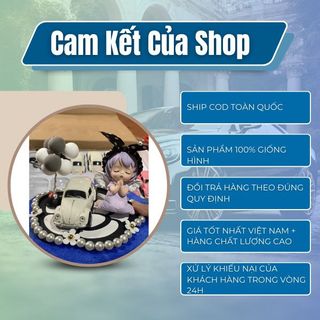 Trang trí ô tô - Bé gái thiên thần có cánh dễ thương đặt taplo có ô tô + thảm hoa + lọ bóng- Kim Huệ Yêu Xe