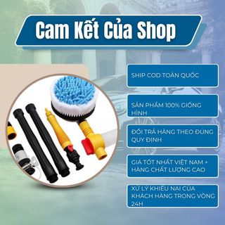 Chổi Rửa Xe Ôtô Tự Xoay 360 Độ -Dễ Dàng Giúp Tiết Kiệm Công Sức Mỗi Khi Lau Rửa Xe -Kim Huệ Yêu Xe