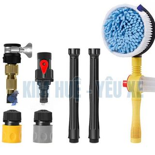 Chổi Rửa Xe Ôtô Tự Xoay 360 Độ -Dễ Dàng Giúp Tiết Kiệm Công Sức Mỗi Khi Lau Rửa Xe -Kim Huệ Yêu Xe