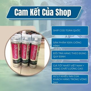 Bình xịt điều hoà ô tô bọt khử mùi làm sạch, xịt khử mùi điều hoà dàn lạnh, vệ sinh dàn máy lạnh ô tô Flamingo 500ml
