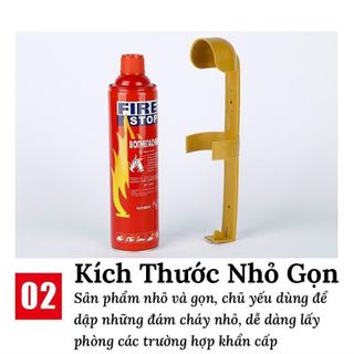 Bình chứa cháy cứu hỏa mini dung tích 500ml cho ô tô,xe hơi tiện dụng: An toàn xe cộ trong tầm tay- Kim Huệ Yêu Xe