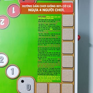 Board game-Cờ xúc xắc cá ngựa 6 người chơi Foxi-đồ chơi phát triển tư duy-dễ chơi-vui nhộn-giá siêu rẻ