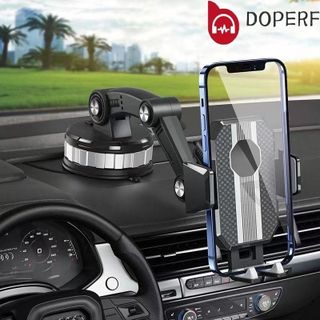 Giá Đỡ Điện Thoại W30 Trên Xe Ô Tô Đế Hút Chân Không Cao Cấp Siêu Chắc Chắn Xoay 360 Độ - 3 Khớp Dài Thông Minh