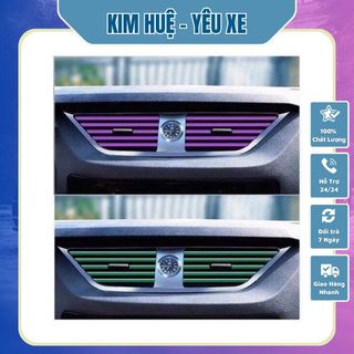 Bộ 10 thanh nẹp viền trang trí cửa gió ô tô có nhiều màu sắc dài 20cm - Kim Huệ Yêu Xe giá sỉ