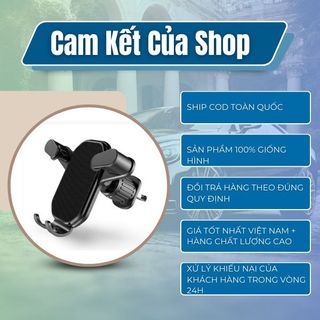 Giá đỡ điện thoai kẹp khe cửa gió điều hòa - kẹp siêu chắc chắn xoay 360 độ - dễ dáng lái xe và di chuyển - an toànPVN72