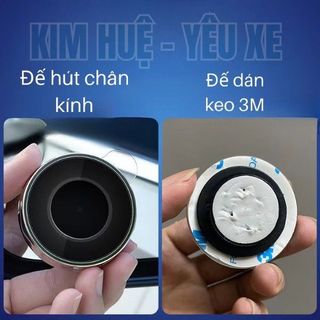 Bộ 2 Gương cầu lồi xoay 360 mini , đế hút kính gắn gương hậu ô tô, xe hơi, nhỏ gọn, tăng góc nhìn quan sát hiệu quả