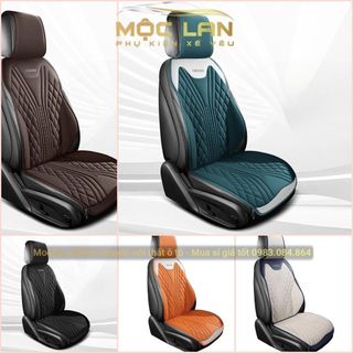 Lót Ghế Da Ô Tô NAPPA Cao Cấp Hàng Design Thiết Kế Có Lỗ Thông Hơi Kiểu Dáng Thể Thao Phù Hợp Mọi Loại Xe
