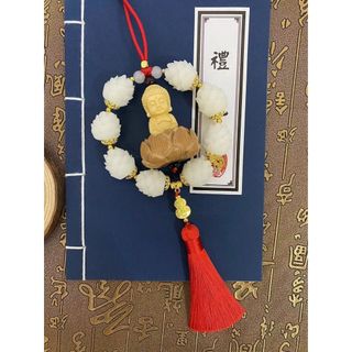 Khánh Phật Thích Ca Bình An Treo xe Khánh Treo Bát Liên Hoa Bồ Đề Lá Sen Thu Hút Tài Lộc May Mắn- Kim Huệ Yêu Xe
