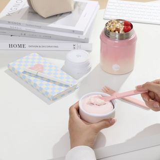 Bình đựng thực phẩm giữ nhiệt cao cấp thương hiệu AKS - dung tích 550ml - kiểu dáng hiện đại, màu sắc trẻ trung
