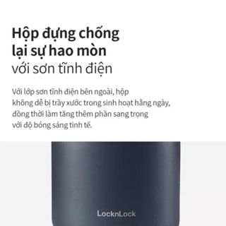 Hộp đựng cơm, ủ cháo giữ nhiệt 2 lớp, sơn tĩnh điện LocknLock Pump Vacuum Lunch Box 300ml - SL1