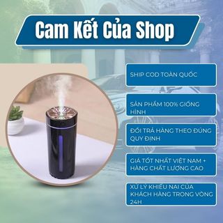 Máy khuếch tán tinh dầu xe hơi Mới (Sạc Pin) phun sương khử mùi máy xông tinh dầu ô tô, bàn làm việc Kim Huệ - Yêu Xe