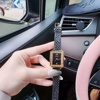 XẢ KHO ĐỒNG HỒ NỮ THỜI TRANG GUE S CHIPU DÂY DA KIM TUYẾN 1
