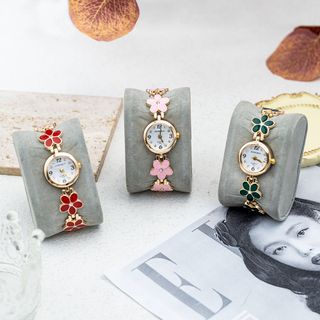 Lắc Đồng Hồ Thời Trang Hongrui Nữ Hoa