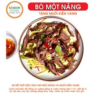 Thịt Khô Bò một nắng (Bò 1 nắng) - Muối kiến vàng - Sỉ toàn quốc