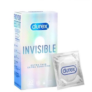 ￼Bao Cao Su Durex Invisible Hộp 10 cái  (Vô hình) giá sỉ