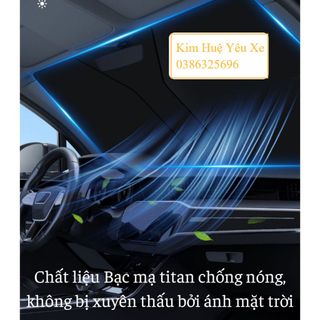 Tấm che nắng kính lái bên trong gấp gọn MẪU MỚI thông minh chống nắng tia cực tím UV chiếu vào xe bảo vệ xe
