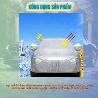 Bạt Phủ Ô Tô Vải Dù Cao Cấp xe VINFAST FADIL, LUX A 2.0, LUX SA 2.0, chống nóng, chống nước tuyệt đối, có phản quang