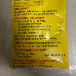 Calci ADE 220g, bổ sung canxi, vitamin cho chó, mèo, gia súc, gia cầm