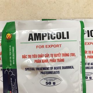 Thuốc thú y, Ampicoli Sakan 50gam