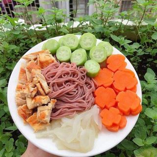 Bún khô gạo lứt, bún gạo lứt  đỏ giảm cân, hữu cơ thơm ngon dành cho người ăn kiêng, tập ghim, mẹ bầu - CTB770