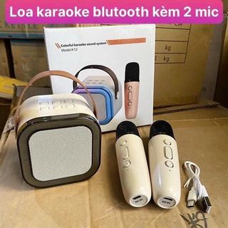 Combo Loa Karaoke kèm 2 mic Mini hàng bán chạy trong các phiên livestream