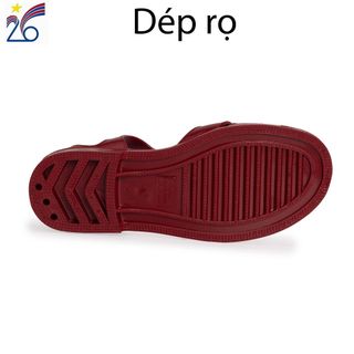 Dép rọ nam nữ mũi tròn - Sản phẩm của Công ty Cổ phần 26 - Hàng chính hãng