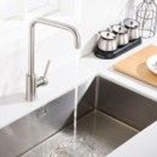 Vòi rửa chén nóng lạnh inox 304 đúc ống số 7 KC607