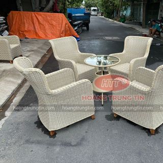 bàn ghế mây nhựa cao cấp giá tại xưởng sản xuất